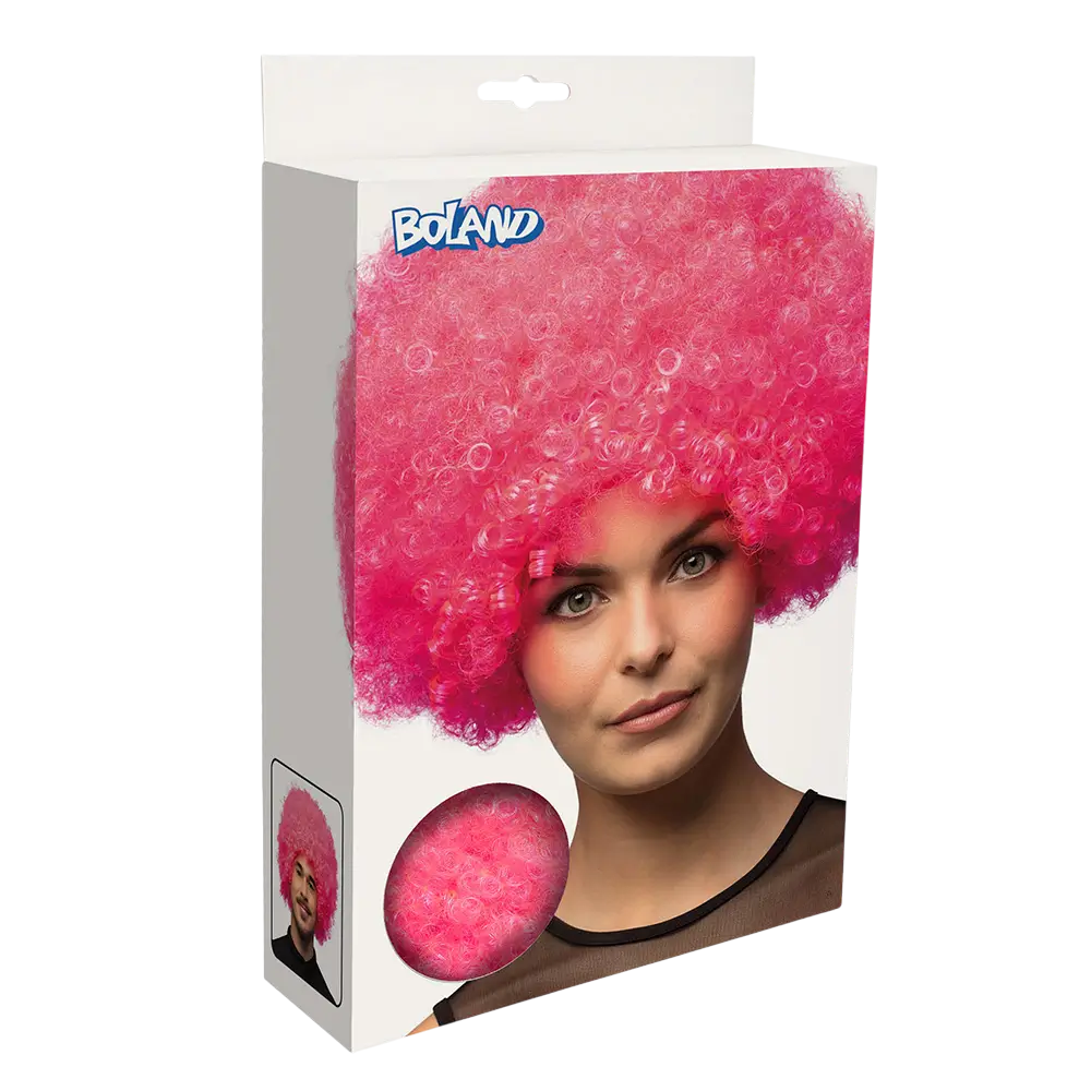 Groove bright pink wig