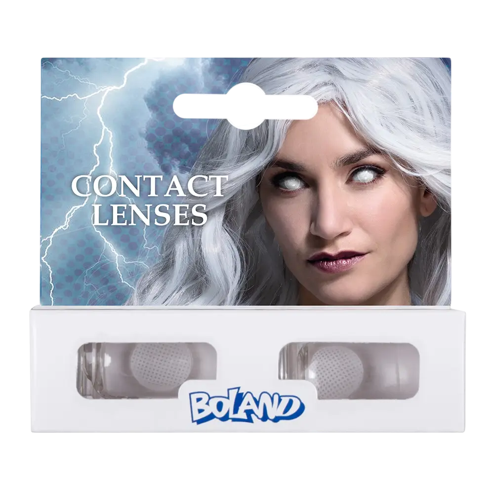 Mystic white Halloween lenses 12 months
