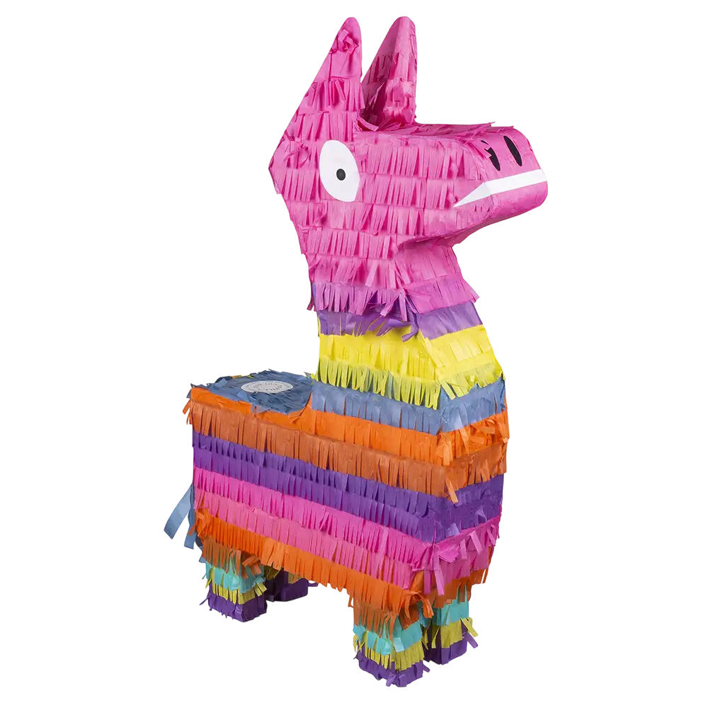 Multicoloured llama pinata