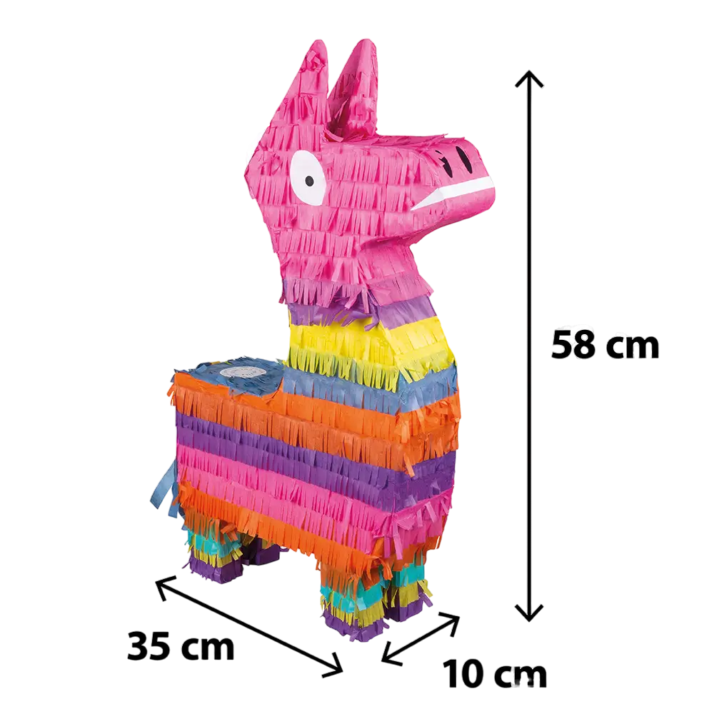 Multicoloured llama pinata