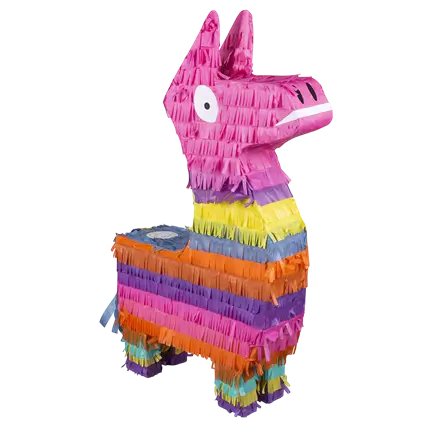 Multicoloured llama pinata