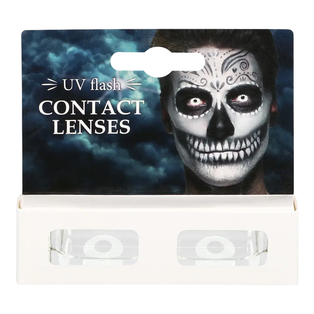 White UV flash lenses