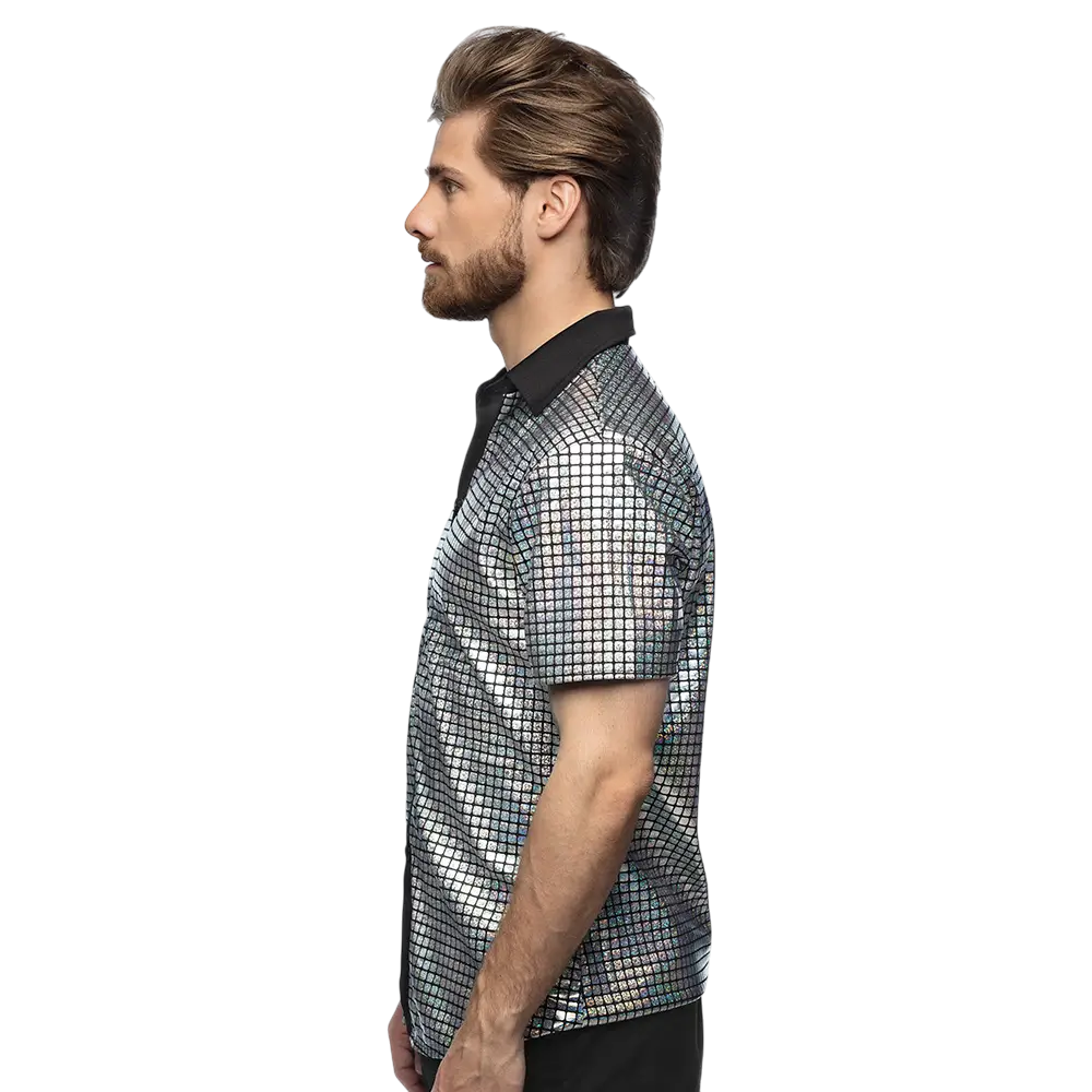 Silver Disco Diamond shirt - L