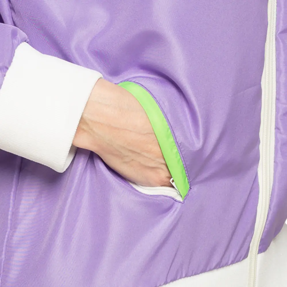 Children's neon purple retro tracksuit disguise - 10-12 years