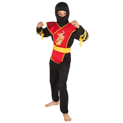 Red dragon ninja disguise - 4-6 years