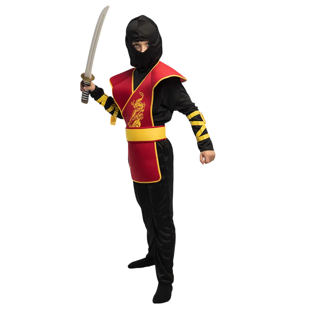 Red dragon ninja disguise - 7-9 years