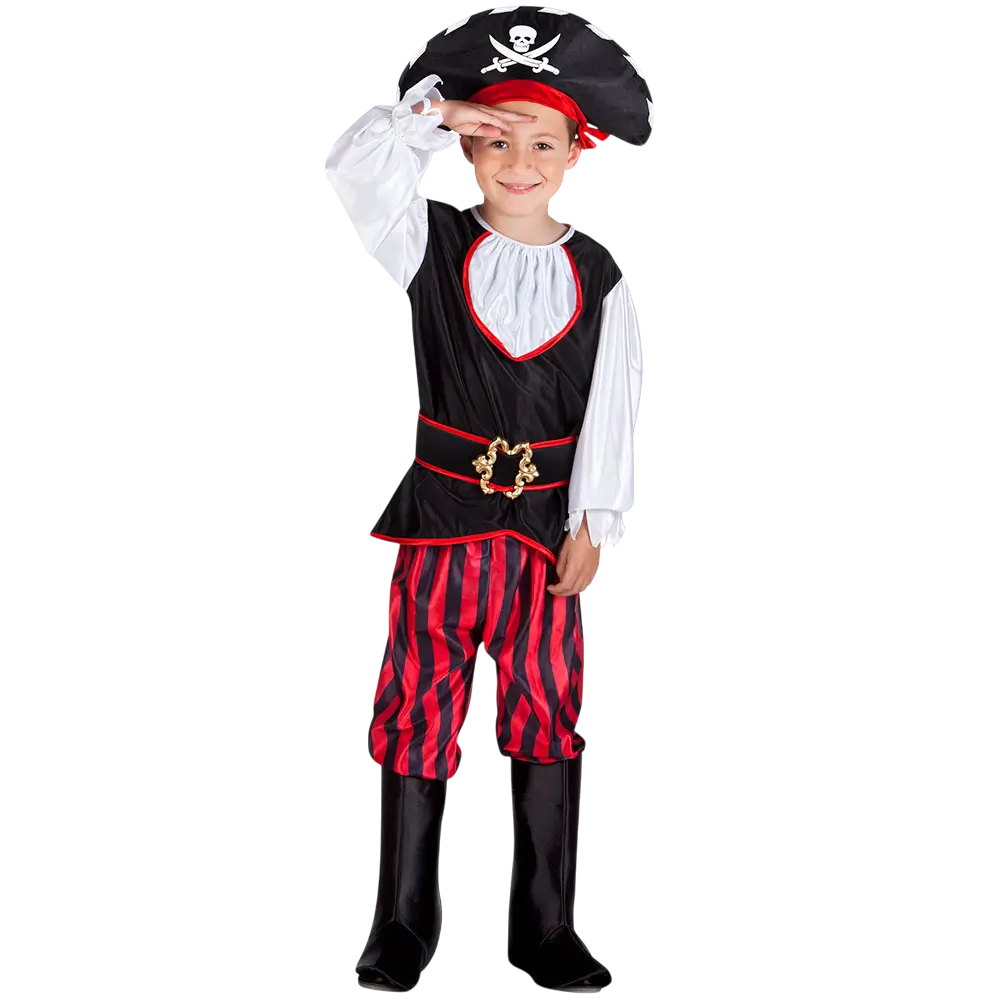 Boy's skull pirate disguise - 7-9 years