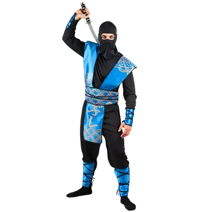 Adult blue cloud ninja costume - 50/52