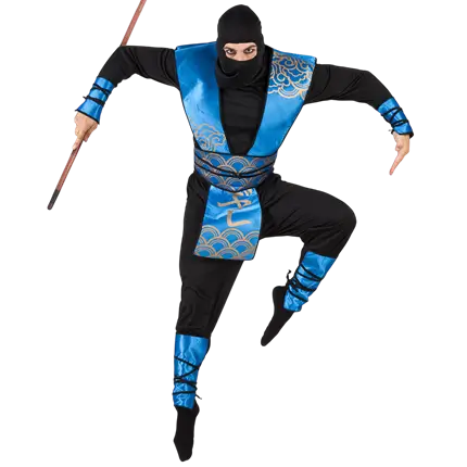 Blue Cloud Ninja disguise adult - 54/56