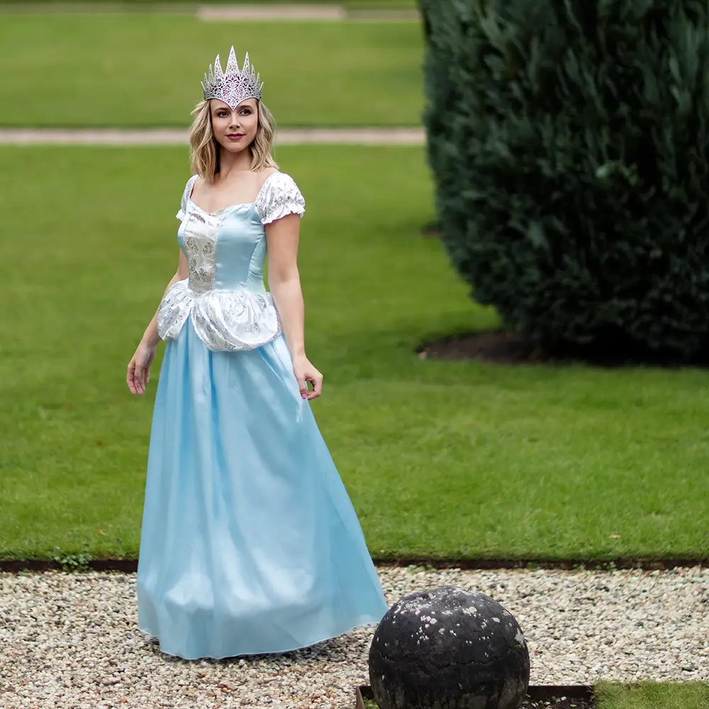 Women's light blue princess dress disguise - 36/38