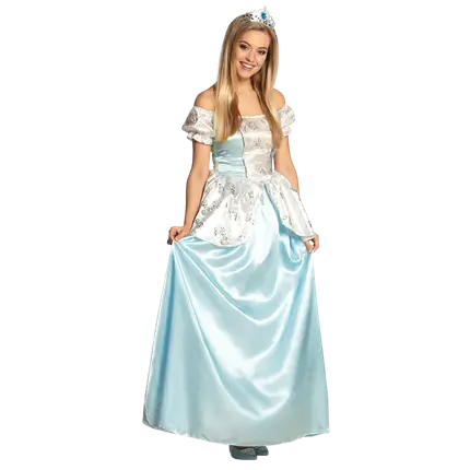 Women's light blue princess dress disguise - 40/42