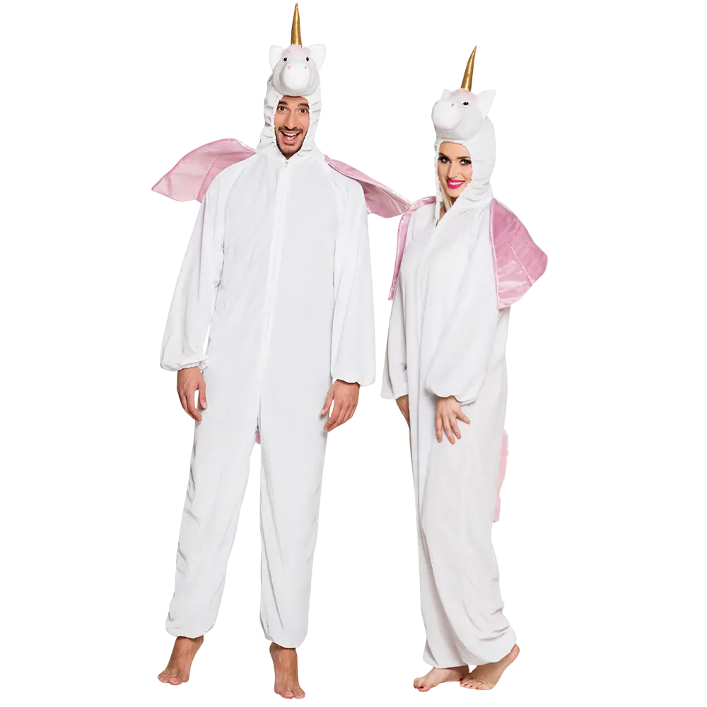 Adult unicorn plush disguise