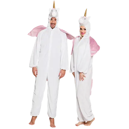 Adult unicorn plush disguise