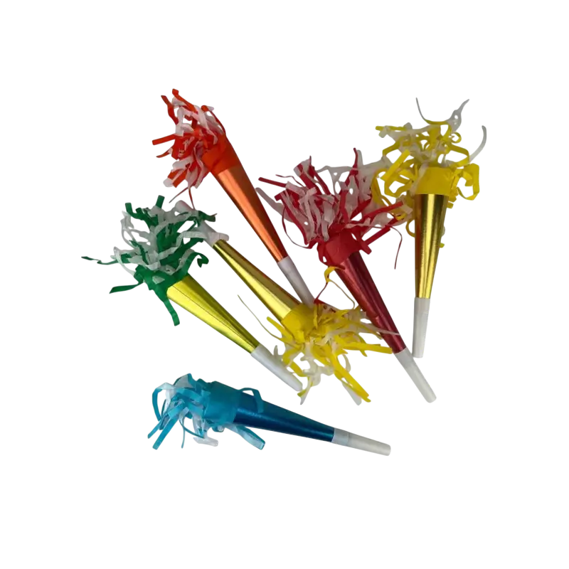 Metallic party trumpet (x6)