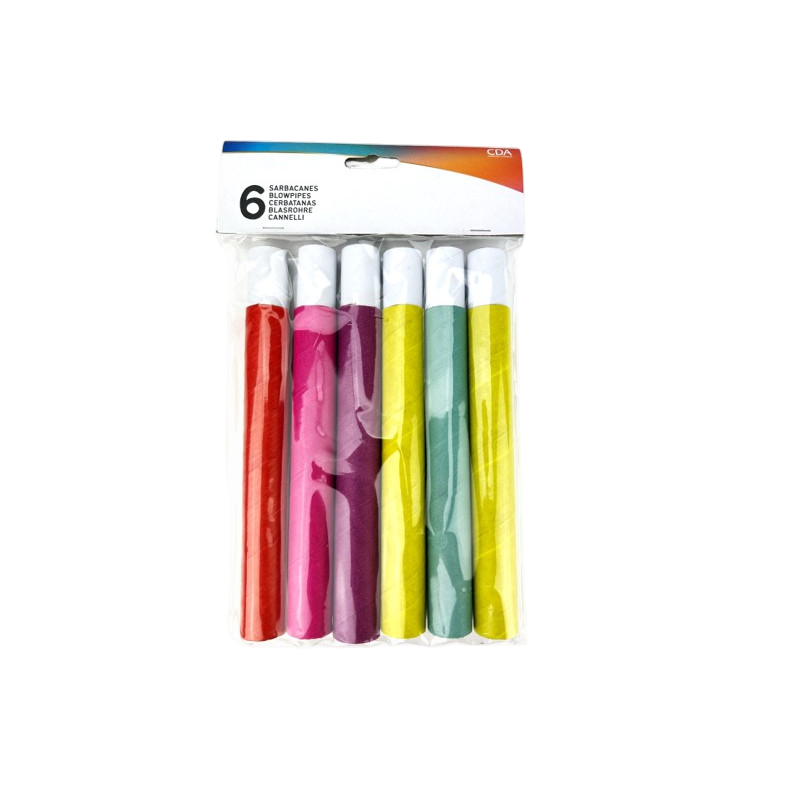 12 Multicoloured Blowpipes