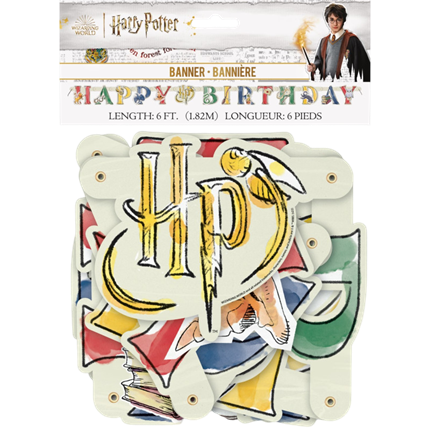 Happy Birthday garland - Harry Potter 182 cm
