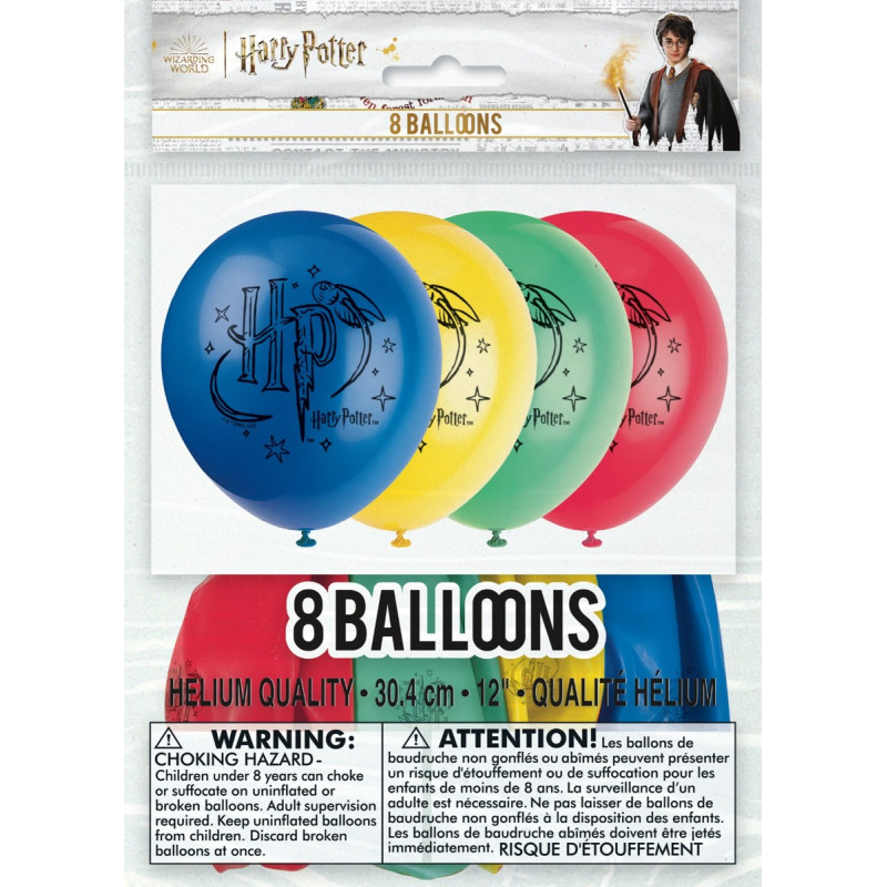 8 Harry Potter latex balloons