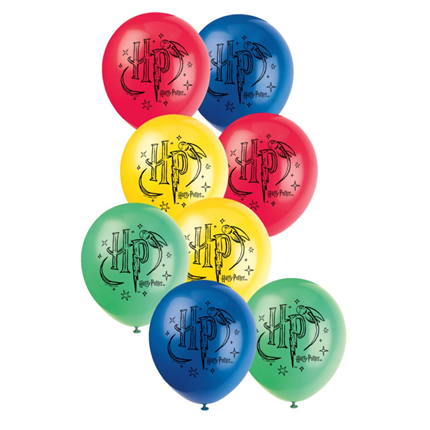 8 Harry Potter latex balloons