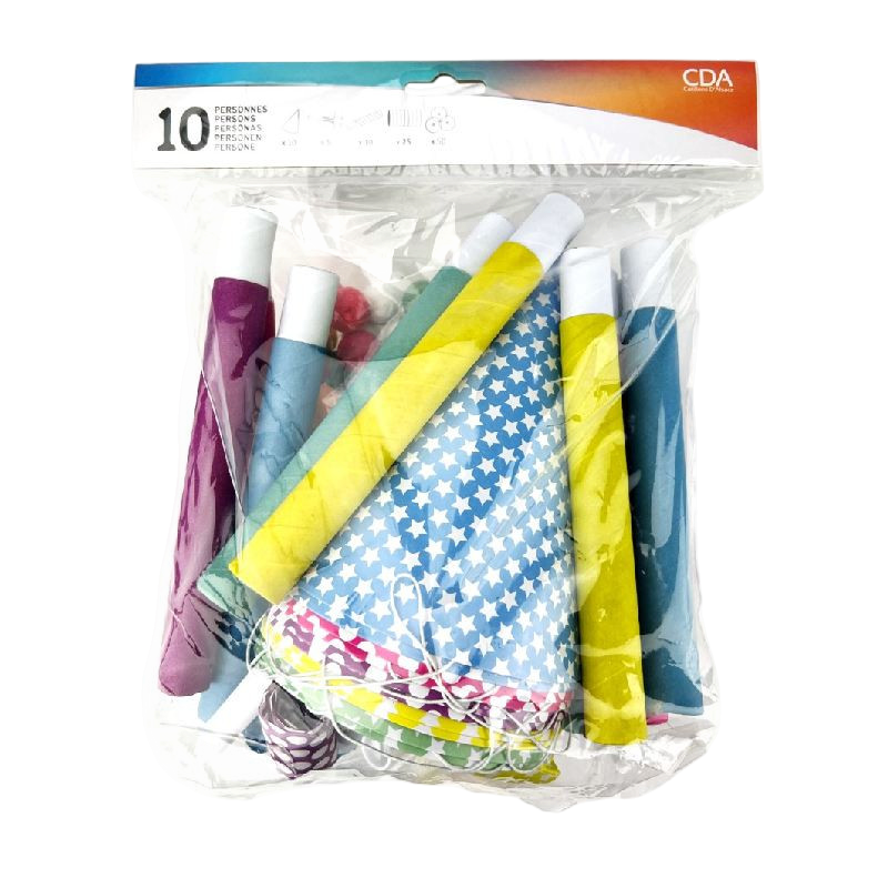 New Year's Eve party kit for 10 people
