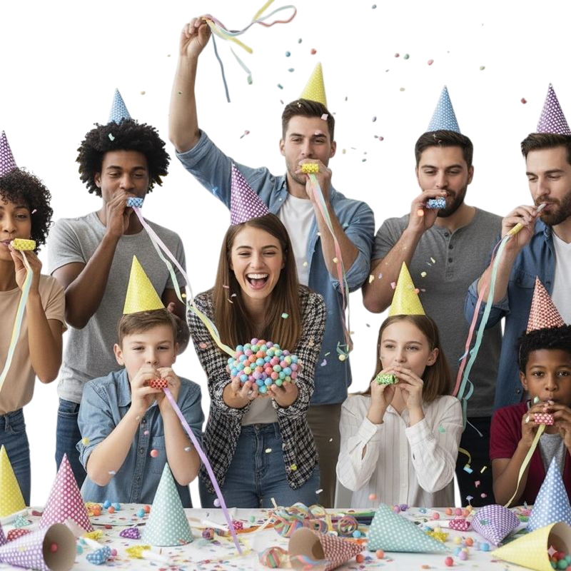 New Year's Eve party kit for 10 people
