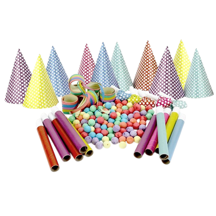 New Year's Eve party kit for 10 people