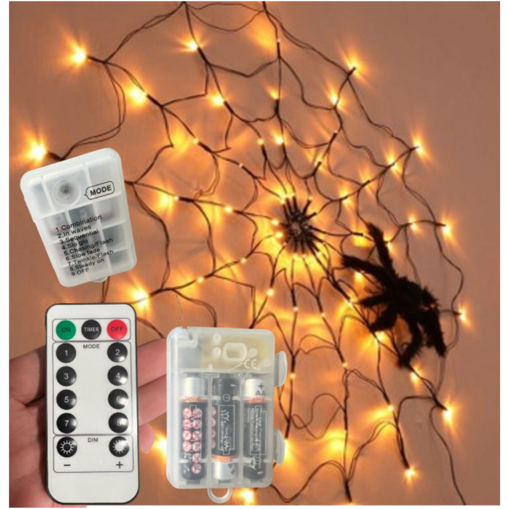1m LED screen + 1 spider 34 cm changing lights (battery box)