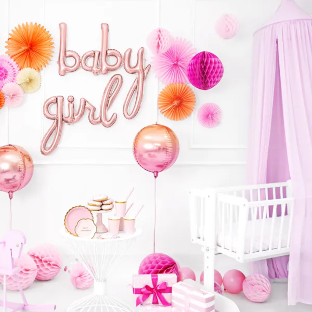 Light pink honeycomb ball - 10 cm