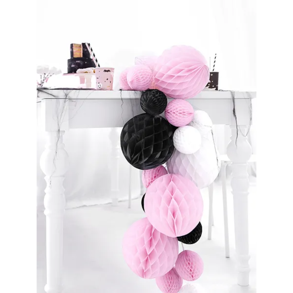 Light pink honeycomb ball - 10 cm