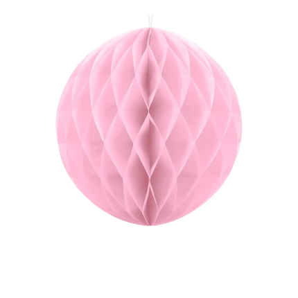 Light pink honeycomb ball - 10 cm