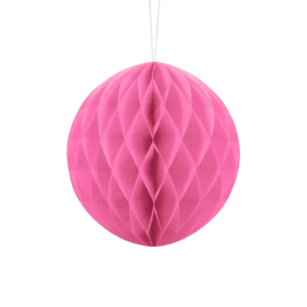 Pink honeycomb ball - 20 cm