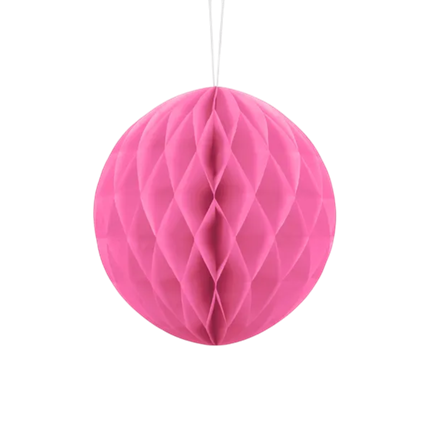 Pink honeycomb ball - 20 cm