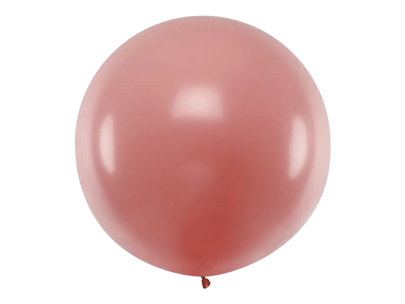 Giant round ball 1 m, terracotta