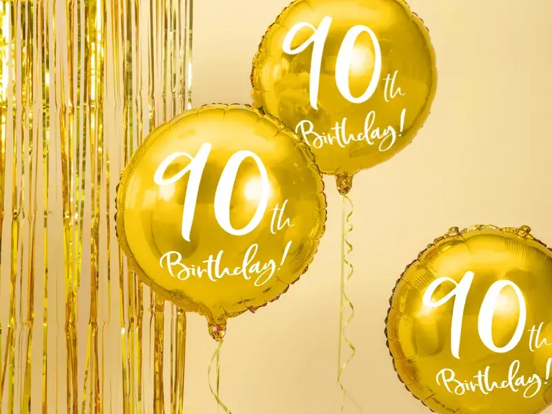 Golden birthday ball 90 years