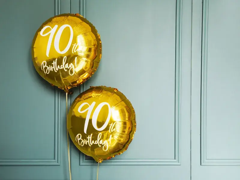 Golden birthday ball 90 years