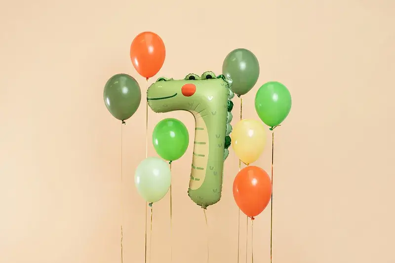 Aluminium crocodile ball - Number 7