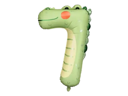 Aluminium crocodile ball - Number 7