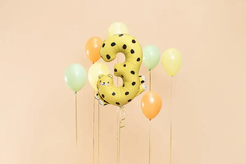 Ballon Guépard aluminium - Number 3
