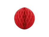 Paper ball, red, 20 cm