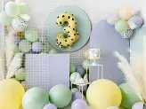 Giant round creamy yellow ball - 1 metre