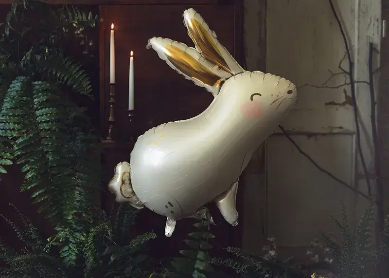 Aluminium balloon Rabbit, 67 x 88 cm