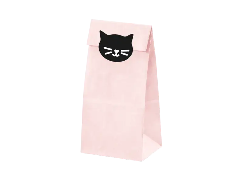 6 bags of pink cat candy
