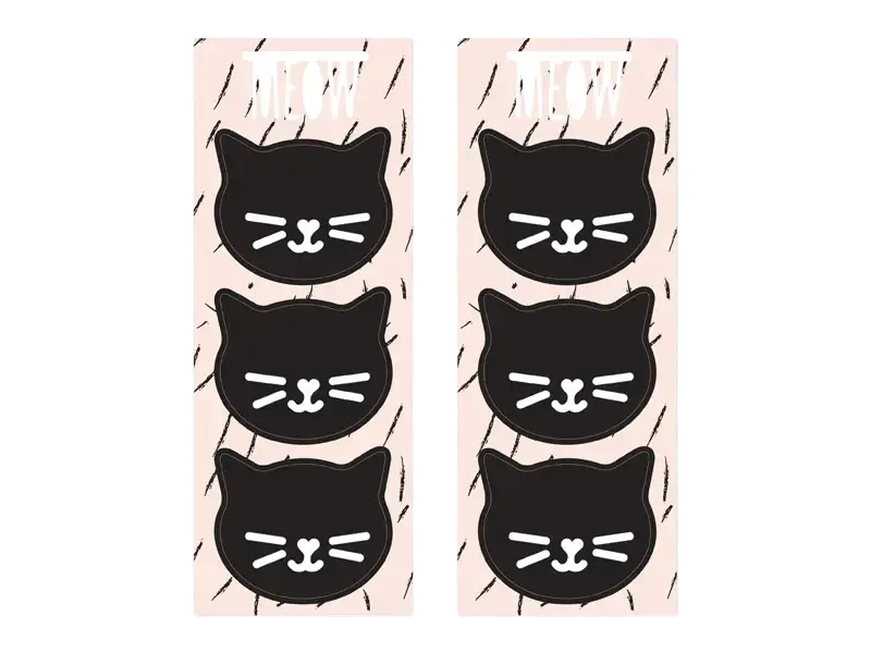 6 bags of pink cat candy