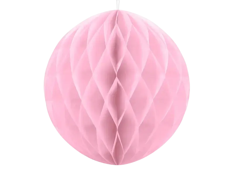 Light pink honeycomb ball - 30 cm