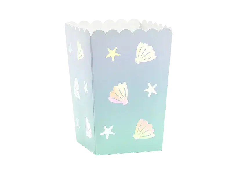 6 jars of shell popcorn
