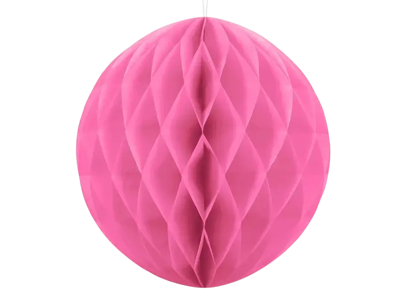 Pink honeycomb ball - 30 cm