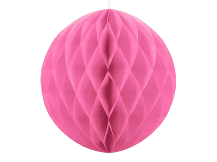 Pink honeycomb ball - 30 cm
