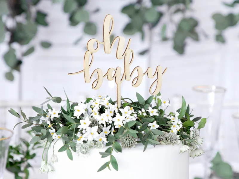 Cake Topper Oh baby bois