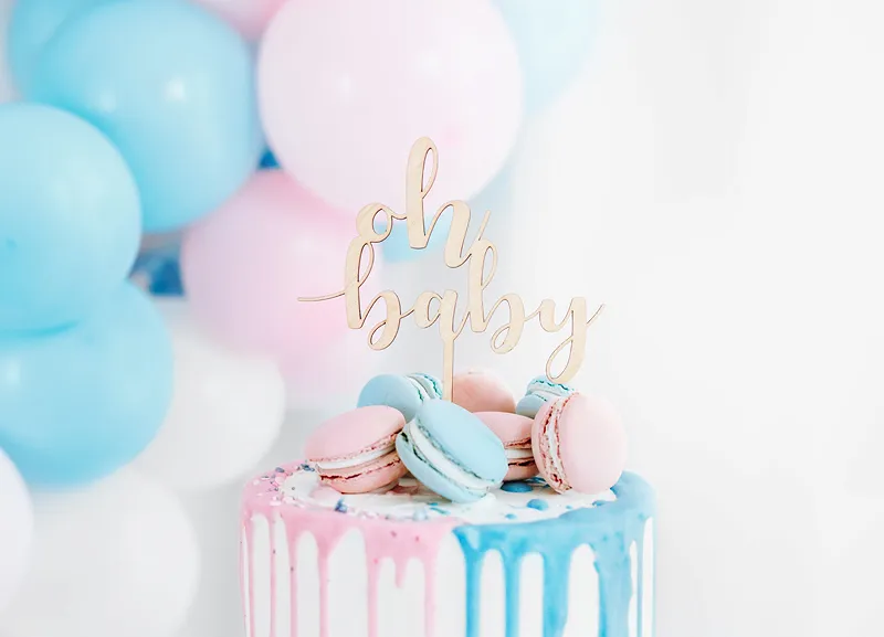 Cake Topper Oh baby bois