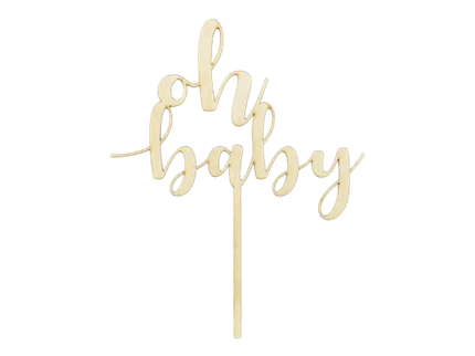 Cake Topper Oh baby bois