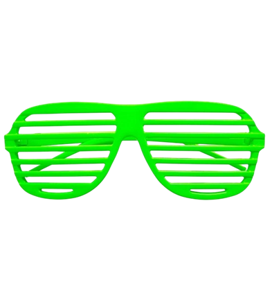Fluorescent green shutter glasses